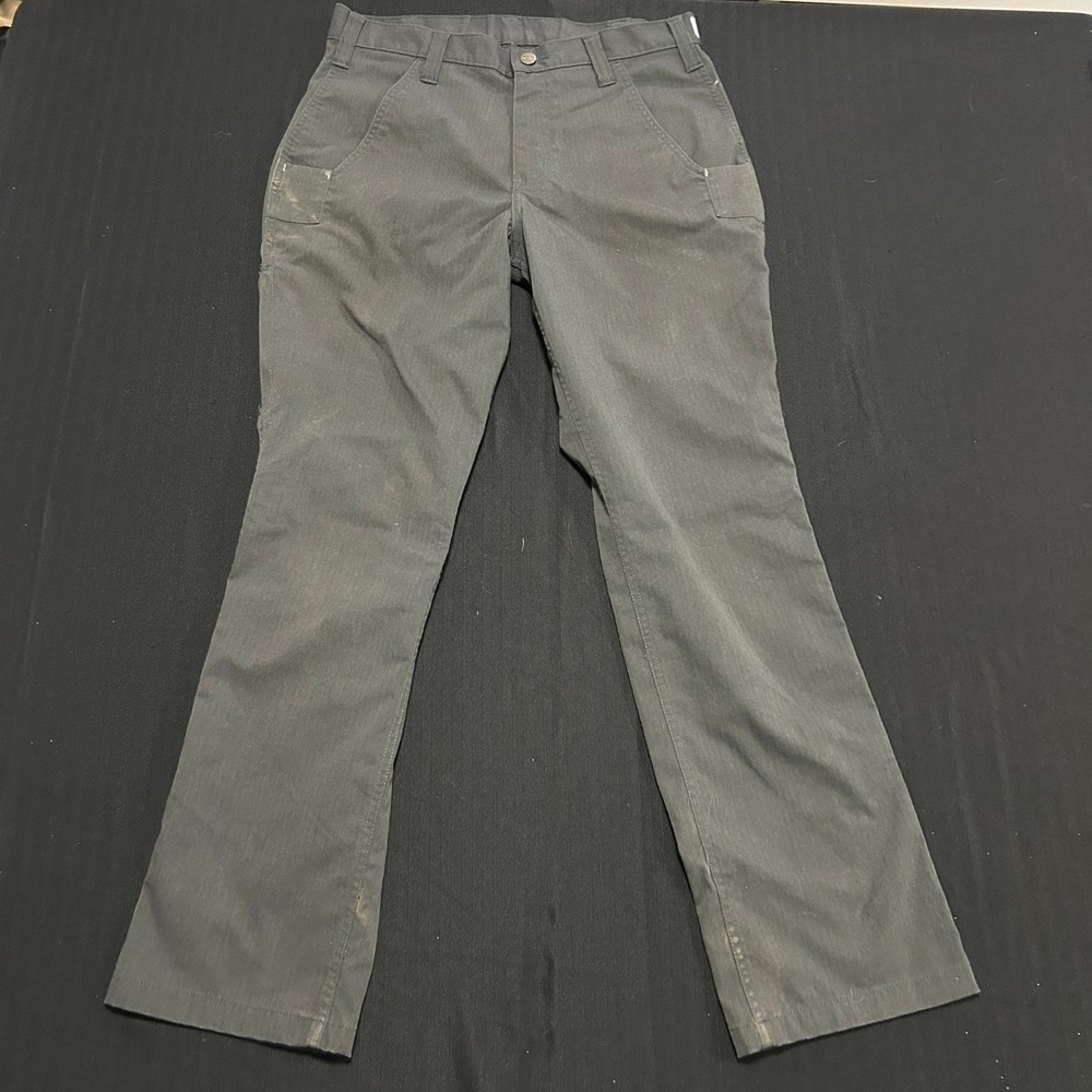 Carhartt Mens Relaxed Fit Ripstop Work Pants Charcoal Gray 30x30 74533-33